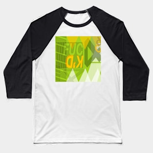 Typographical abstract Baseball T-Shirt